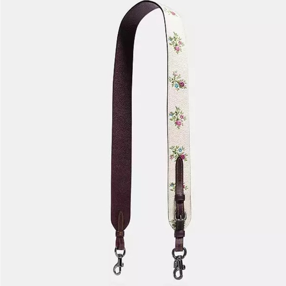 Coach tea rose cross stitched guitar purse strap - Picture 1 of 5